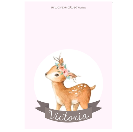 Stickers para doblar Bambi Pers 16u